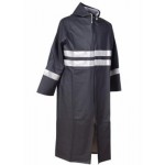 Lacivert Çift Sıra Reflektörlü Yağmurluk