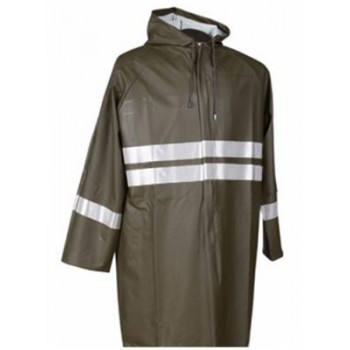 Yeşil Çift Sıra Reflektörlü Yağmurluk Yeşil Çift Sıra Reflektörlü Yağmurluk