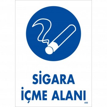 Sigara İçme Alanı Uyarı