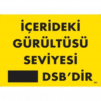 İçerideki Gürültü Seviyesi DSB'dir Uyarı