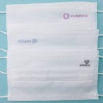 Kurumlara özel logo baskılı tek kullanımlık maske