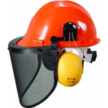 GE 1280-4 ESSAFE VİDALI BARET KULAKLIK TEL ÖRGÜ VİZÖR