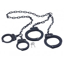 3050-3051B Çift Kilitli Zincirli ve Ayak kelepçe