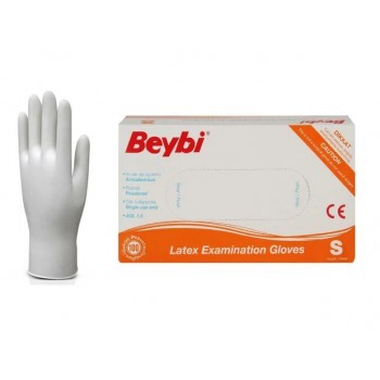 Beybi Tek Kullanımlık Latex Eldiven S Beybi Tek Kullanımlık Latex Eldiven S