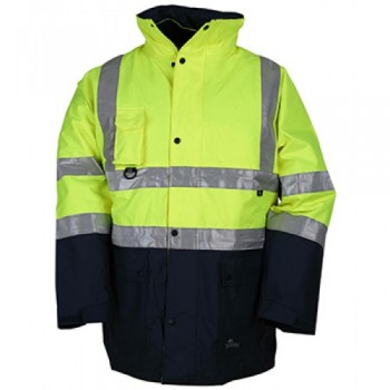 Yeşil Reflektörlü İş Montu